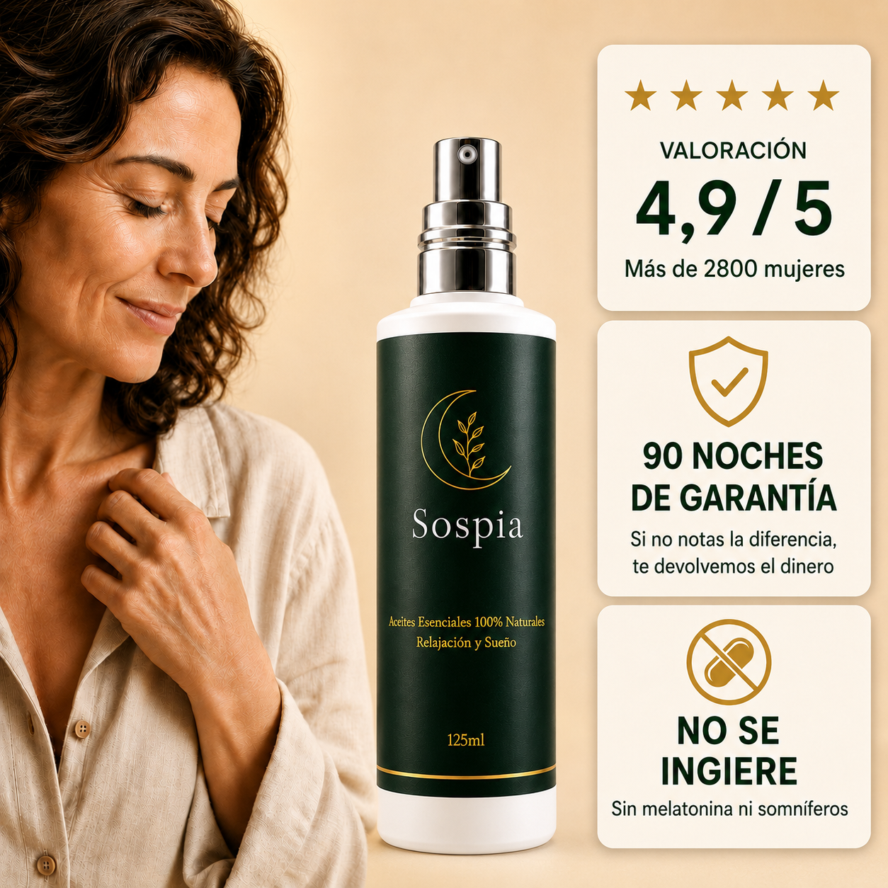 Fórmula natural para descansar por la noche