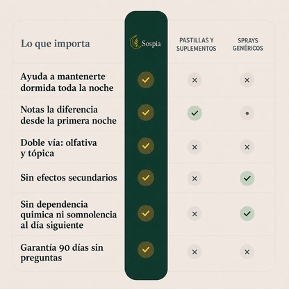 Fórmula natural para descansar por la noche